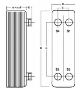 Пластинчатый теплообменник Brazepak BP410